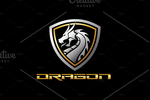 Dragon Art in Logo Templates - product preview 2