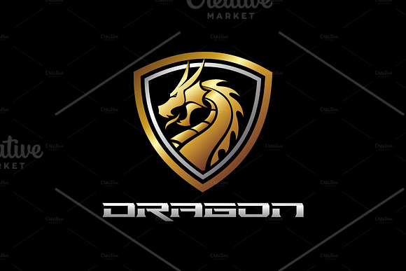 Dragon Art in Logo Templates - product preview 4