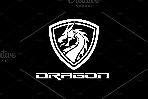 Dragon Art in Logo Templates - product preview 5