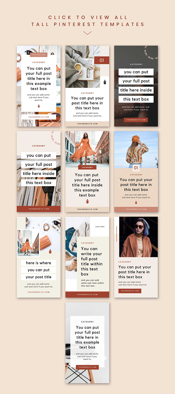Thrive Pinterest Templates in Pinterest Templates - product preview 3