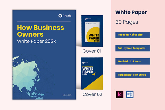 White Paper Template in Brochure Templates - product preview 14