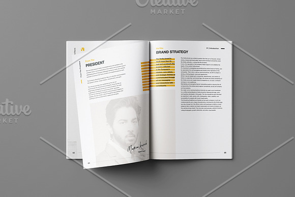 Brand Manual - REAL TEXT in Brochure Templates - product preview 3