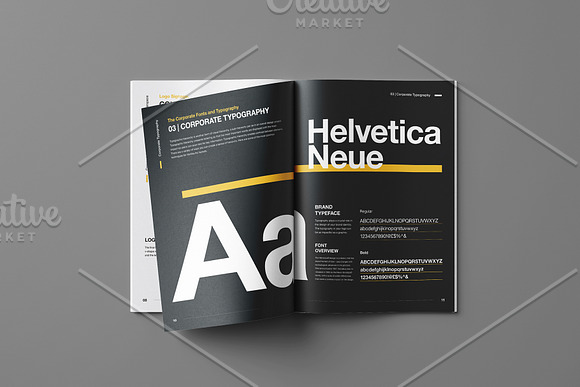 Brand Manual - REAL TEXT in Brochure Templates - product preview 6