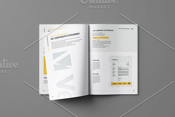 Brand Manual - REAL TEXT in Brochure Templates - product preview 8