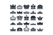 black crowns. monarch luxury royal