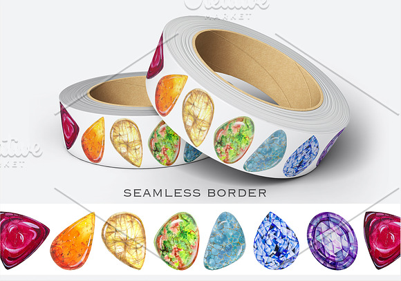 7 chakras - healing crystals in Illustrations - product preview 8