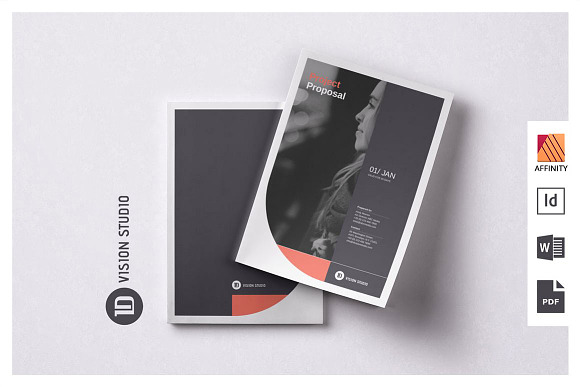 Project Proposal Template 006 in Brochure Templates - product preview 11