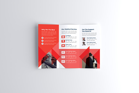 Medical & Health Care Tri Fold in Brochure Templates - product preview 1