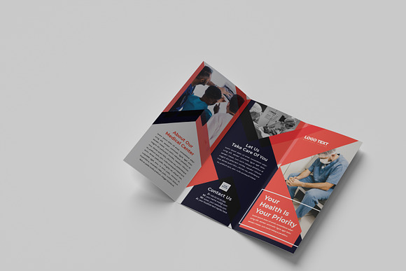 Medical & Health Care Tri Fold in Brochure Templates - product preview 2