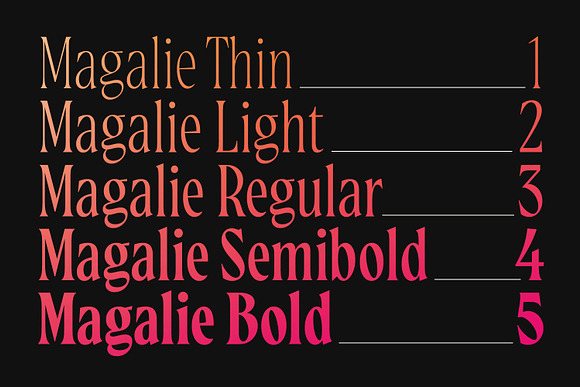 Magalie Typeface in Display Fonts - product preview 1
