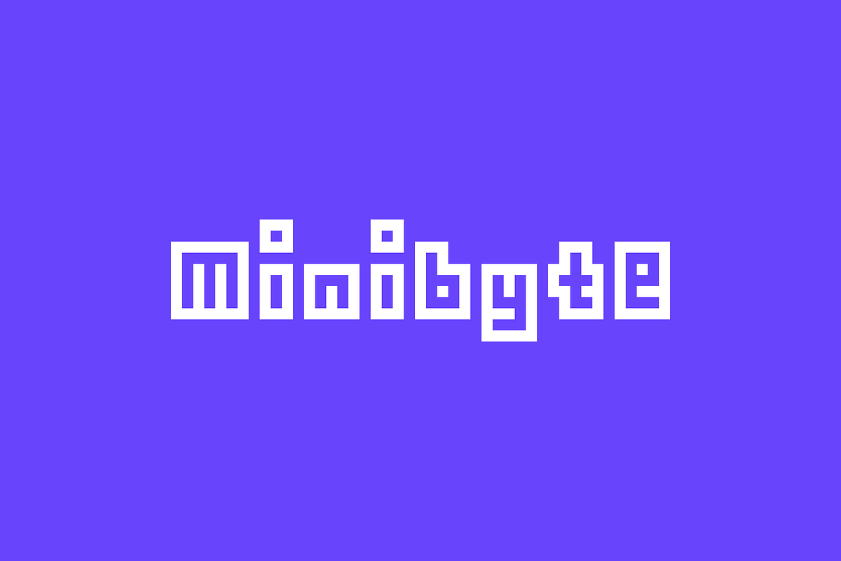 Minibyte in Display Fonts - product preview 8
