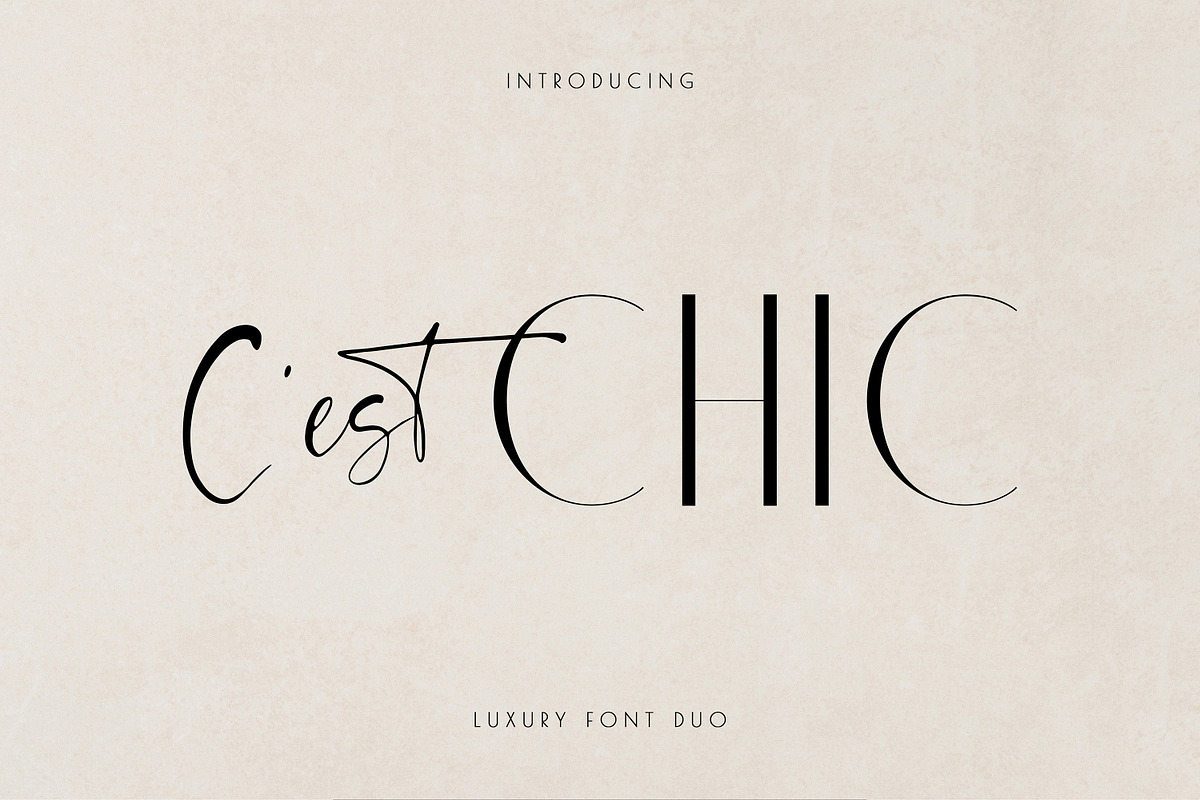 Chic Luxury Font Duo in Sans-Serif Fonts - product preview 8