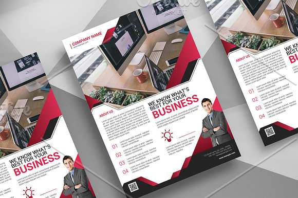Corporate Flyer V1195 in Flyer Templates - product preview 2