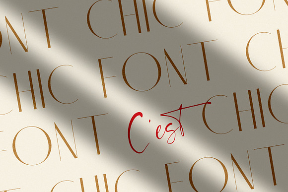 Chic Luxury Font Duo in Sans-Serif Fonts - product preview 3