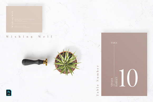 Minimal Brown Wedding Suite in Wedding Templates - product preview 3