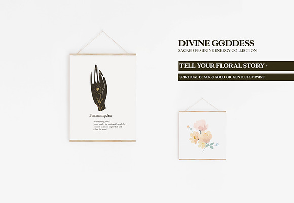 DIVINE GODDESS feminine magic kit in Illustrations - product preview 3
