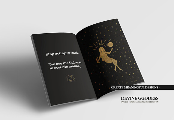DIVINE GODDESS feminine magic kit in Illustrations - product preview 8