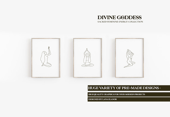 DIVINE GODDESS feminine magic kit in Illustrations - product preview 10