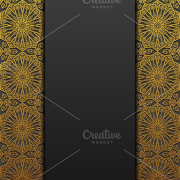 Traditional Floral Backgrounds Set in Illustrations - product preview 4