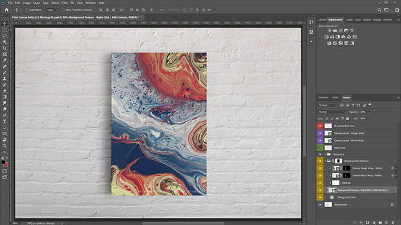 Portrait Canvas Ratio 2x3 Mockup 03 in Print Mockups - product preview 3