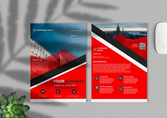 Double-Side Coorporate Flyer Vol.2 in Flyer Templates - product preview 1
