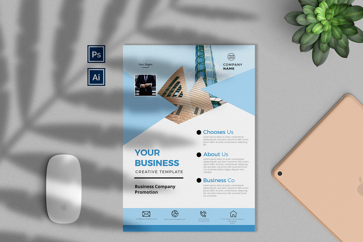 Double-Side Coorporate Flyer Vol.3 in Flyer Templates - product preview 8