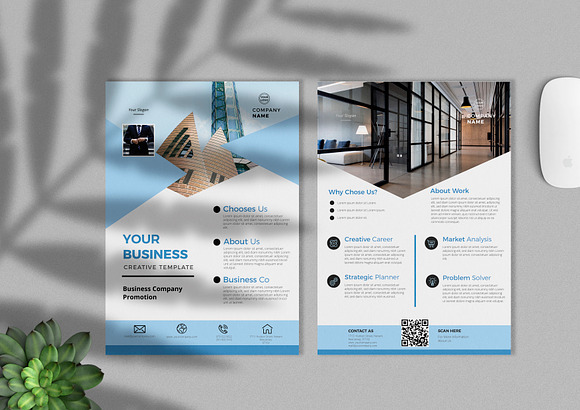 Double-Side Coorporate Flyer Vol.3 in Flyer Templates - product preview 1