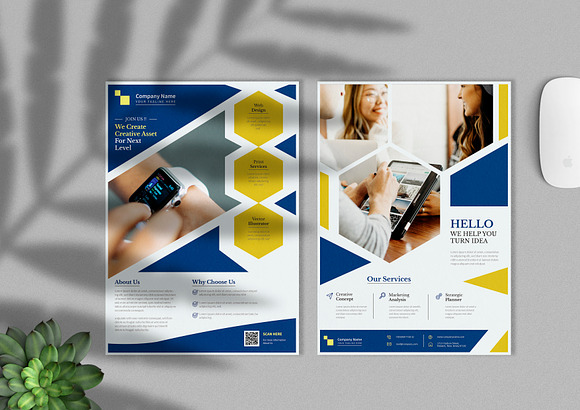 Double-Side Coorporate Flyer Vol.5 in Flyer Templates - product preview 3