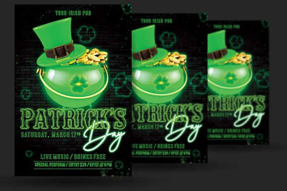 St. Patrick's Day Flyer in Flyer Templates - product preview 1