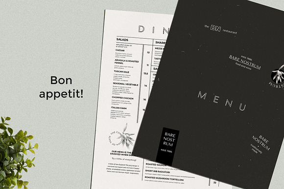 Restaurant Menu in Brochure Templates - product preview 2