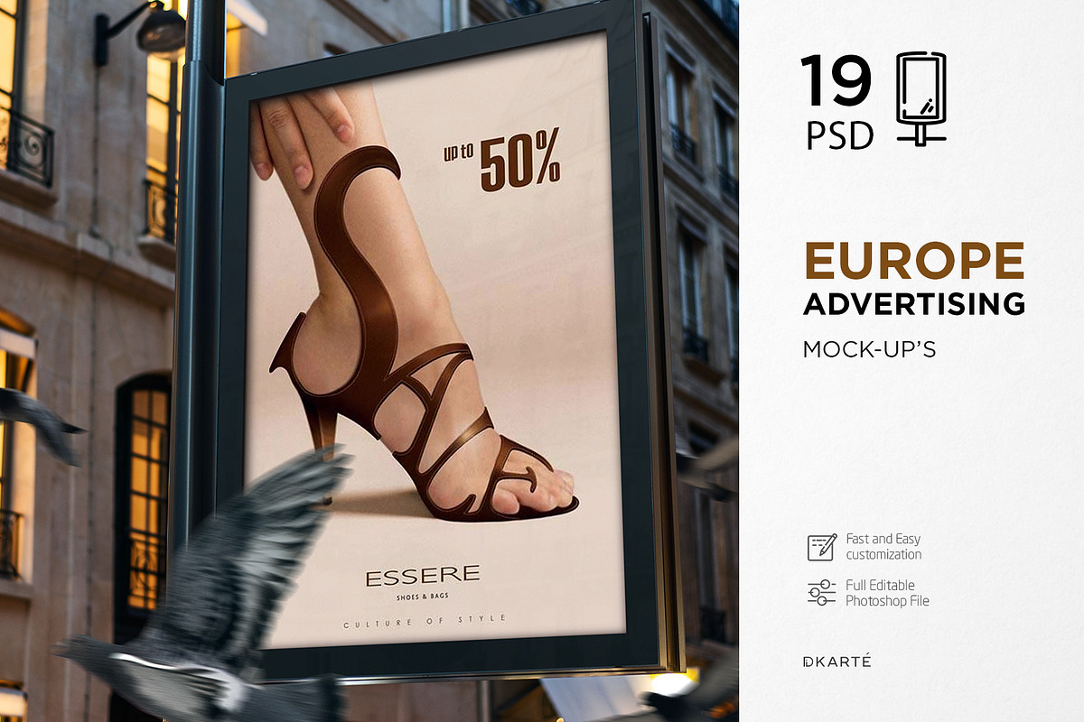 Europe Advertising Mock-Up's in Print Mockups - product preview 8