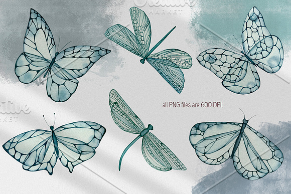 Butterflies charming in Illustrations - product preview 1