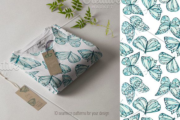 Butterflies charming in Illustrations - product preview 4