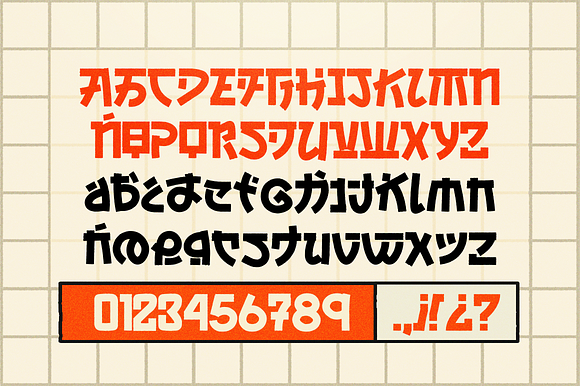 Kabuto Tribute Font in Display Fonts - product preview 2