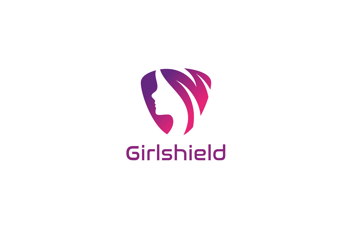 Girl Shield Logo in Logo Templates - product preview 8