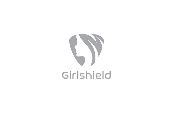 Girl Shield Logo in Logo Templates - product preview 1