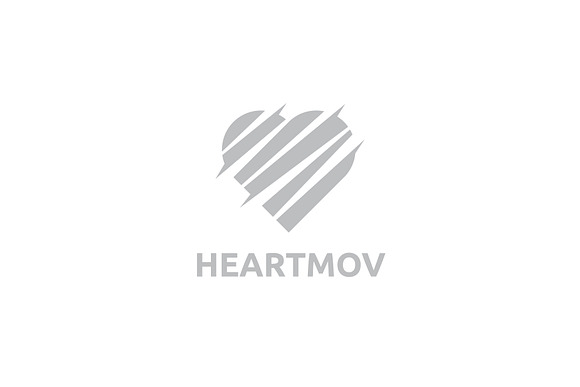 Heart Motion Logo in Logo Templates - product preview 1