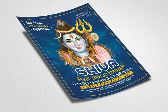 Shiva Flyer/Poster Template in Flyer Templates - product preview 1