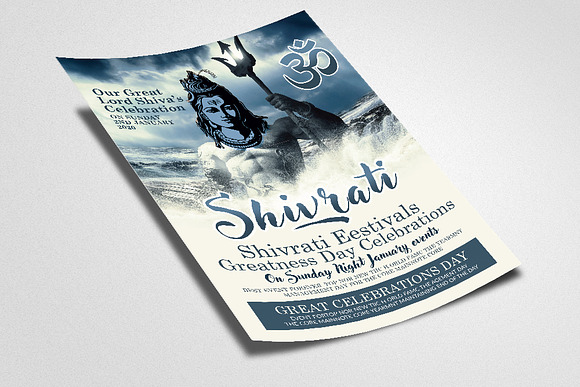 Shiva/shivrati Flyer Template in Flyer Templates - product preview 1