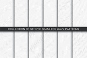 Striped seamless wavy patterns