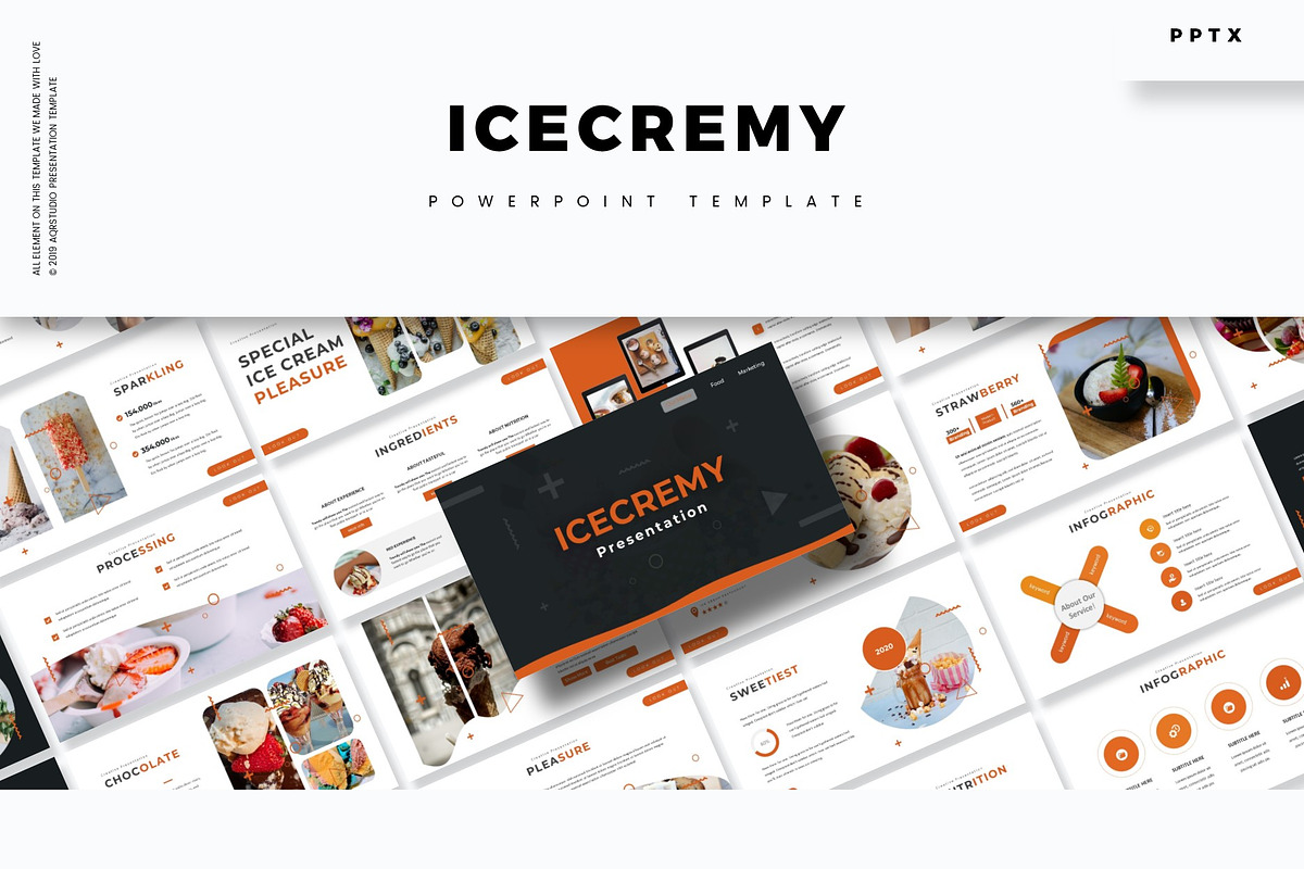 Ice Creamy - Powerpoint Template in PowerPoint Templates - product preview 8