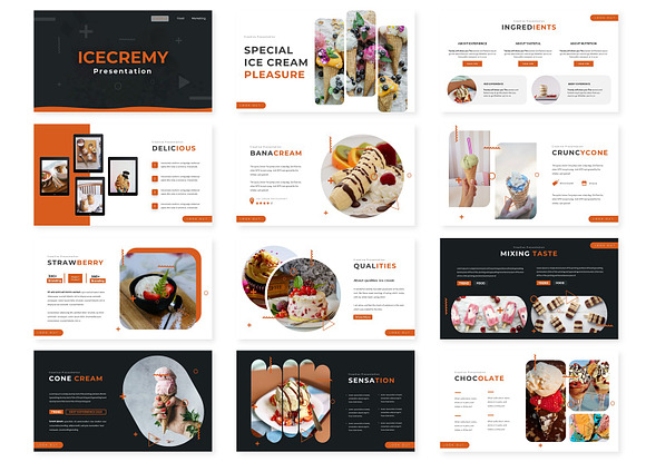 Ice Creamy - Powerpoint Template in PowerPoint Templates - product preview 1