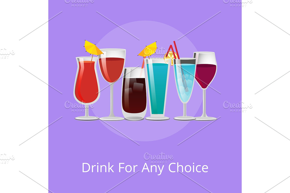 Drink for any Choice Poster Summer in Illustrations - product preview 8