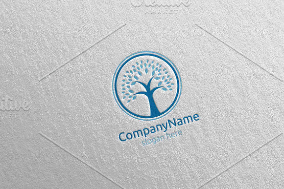 Tree Digital Financial Logo 2 in Logo Templates - product preview 3