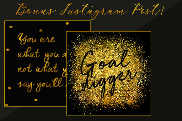 Gold n black Instagram Highlights in Instagram Templates - product preview 4