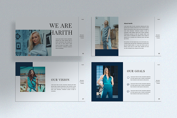 Harith - Minimalist Presentation in PowerPoint Templates - product preview 4