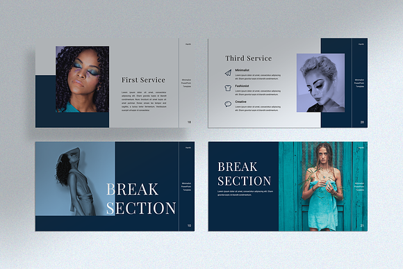 Harith - Minimalist Presentation in PowerPoint Templates - product preview 5
