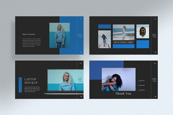 Harith - Minimalist Presentation in PowerPoint Templates - product preview 7