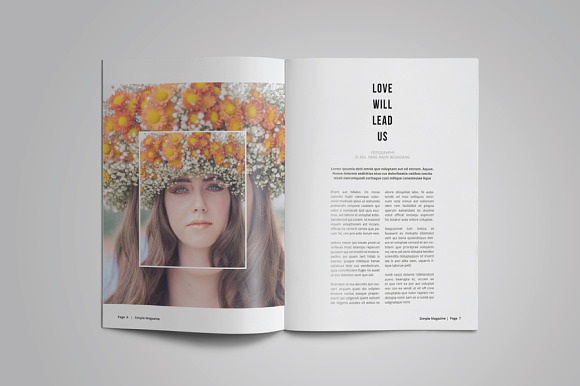 A5 Simple Magazine Template in Magazine Templates - product preview 3