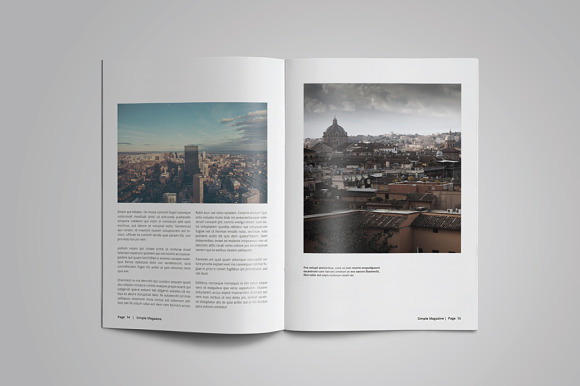 A5 Simple Magazine Template in Magazine Templates - product preview 7